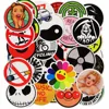 50 Uds Circular pegatinas Graffiti pegatina para ordenador portátil de la guitarra de Skateboard equipaje estilo de coche divertido PVC JDM impermeable etiqueta engomada Pack ► Foto 3/6