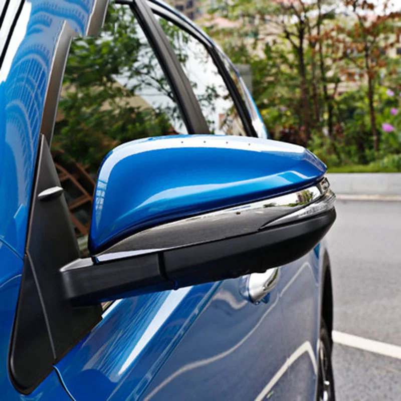 

ABS Chrome Rearview Mirror Decoration Cover Trim Rear View Mirrors Strip Decoration 2Pcs For Toyota RAV4 RAV 4 2013 2014 2015