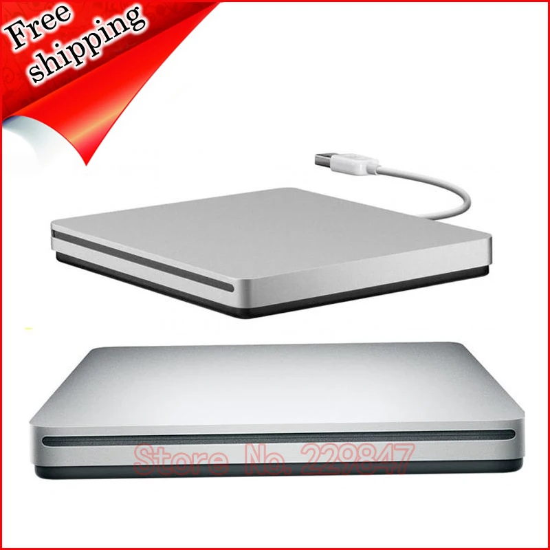 USB DVD SuperDrive 8X DVD RW Player Dual Layer DL Burner 24X CD Optical