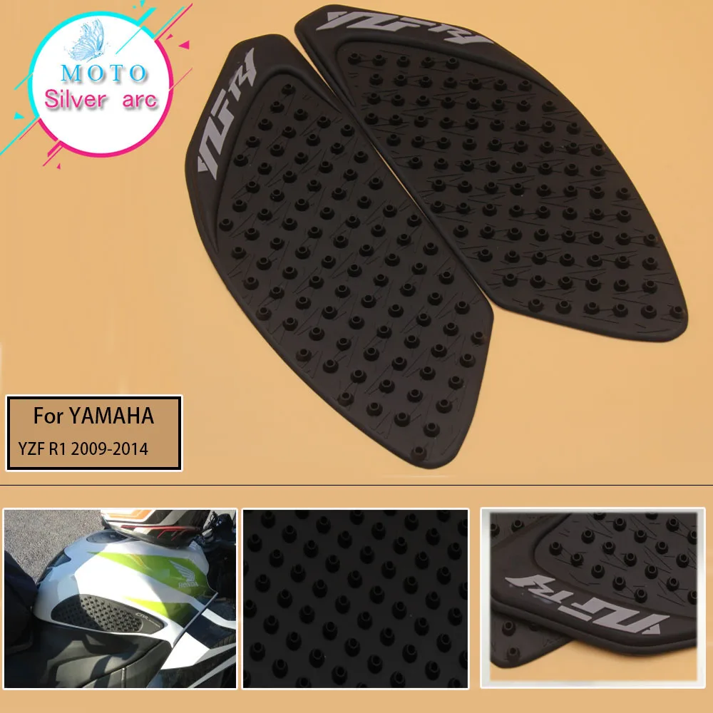 

For Yamaha YZF R1 2009 2010 2011 2012 13 14 Motorcycle Anti slip Tank Pad Side Gas Knee Grip Traction Pads Protector Sticker