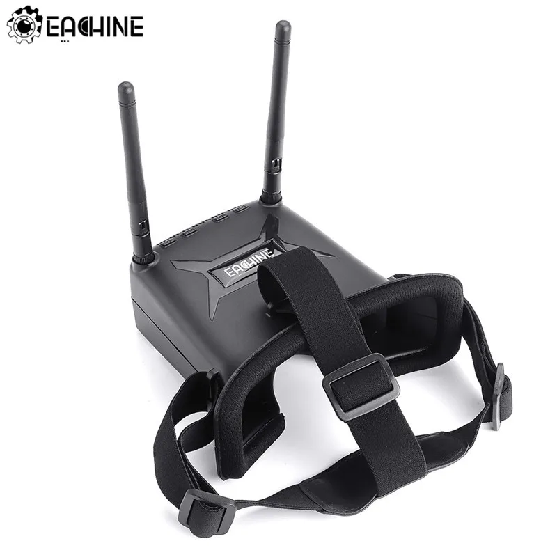 

Eachine VR005 2.7 Inch 5.8G 48CH HD FPV Goggles Raceband Auto-Search With Dual Antennas 3.7V 1000mAh Battery For RC Drone