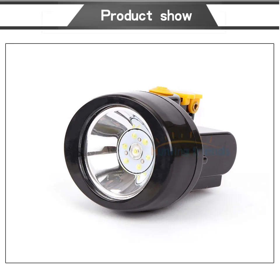 50 шт./лот безопасности Шахтерский фонарь KL2.8LM Перезаряжаемые 1 + 6 светодиодный шахтера Кепки свет Водонепроницаемый шахтерский Налобный