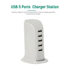 Универсальный 5 портов usb-хаб Мульти usb порты зарядное устройство док-станция для зарядки с usb мобильного телефона настольное настенное домашнее зарядное устройство s EU US Plug