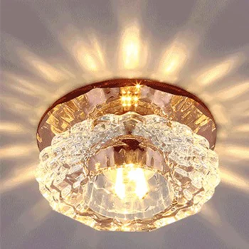 

3W/5W High quality Creative Crystal Ceiling Lamp LED Corridor Light Hallway Lamps For Bedroom Living Room Aisle Lights Fixture