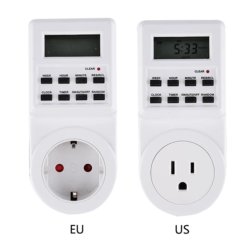 

New Plug-in Programmable Timer Switch Socket with Clock Summer Time Random Function P20