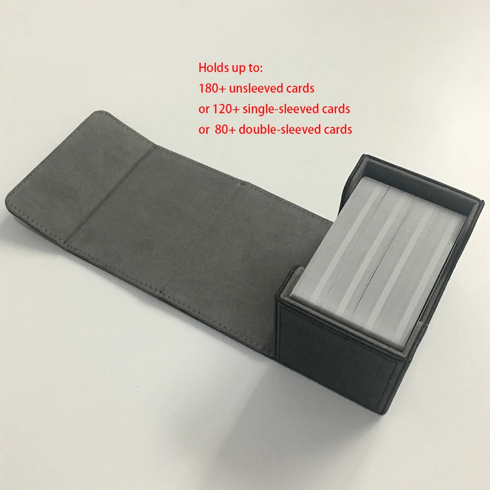 Black Color Side load Small Deck Box Side Open Deck Case For Magic Board Game Cards: Black Color Black Color Side load Small Deck Box Side Open Deck Case For Magic Board Game Cards: Black Color