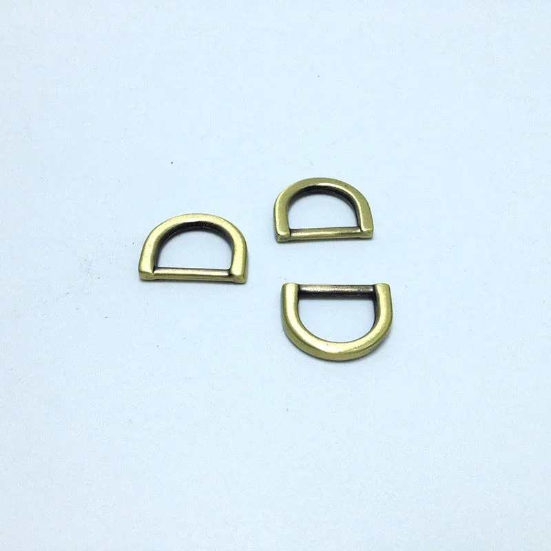 1/2 inch anti brass brushed Purse Hooks cast D ringin Bag Parts