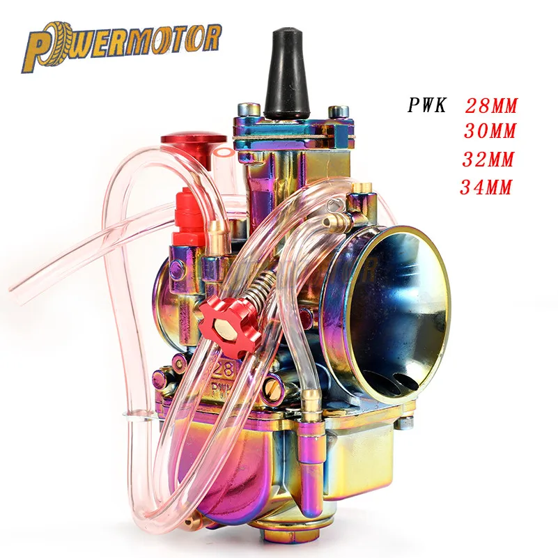 

PWK 28mm 30mm 32mm 34mm Motorcycle Carburetor Carburador Carb for 110cc - 250cc 2T 4T Two stroke Engine Scooter Dirt Pit Bike