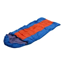 Открытый легкий спальный мешок для пеших прогулок, кемпинга, путешествий(синий и оранжевый
