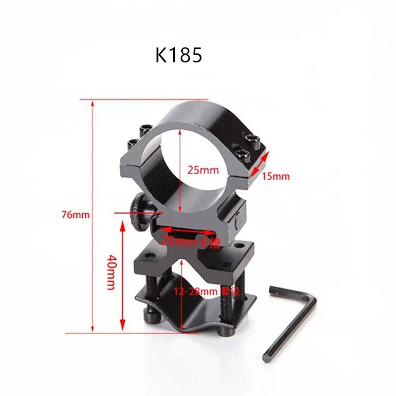 Multi functional universal clamp mount for Flashlight laster hunting