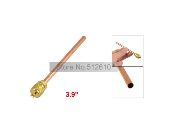 

Best Promotion Wholesale Price Good Quality 3.9" Extension Copper Tube Air Conditioner Refrigeration Access Valve 5PCS/lot