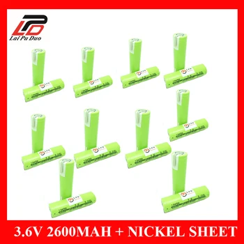 

100% Original 2600mAh 3.6V Rechargeable Battery Welding Nickel Sheet batteries 18650 Lithium for ZhuoNeng