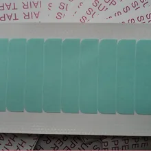 50 шт синяя Супер тонкая лента для волос для ленточное наращивание волос 3 месяца Длительность 4 см х 1 см 5 листов/лот