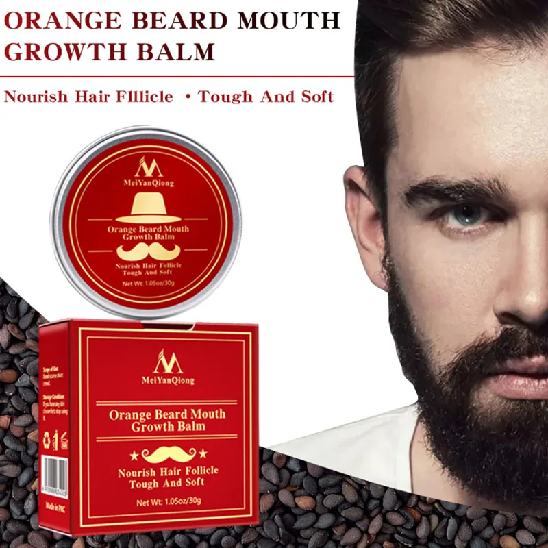 

Men Beard Moustache Growth Balm Moisturizing Smoothing Care Cream Grooming SSwell