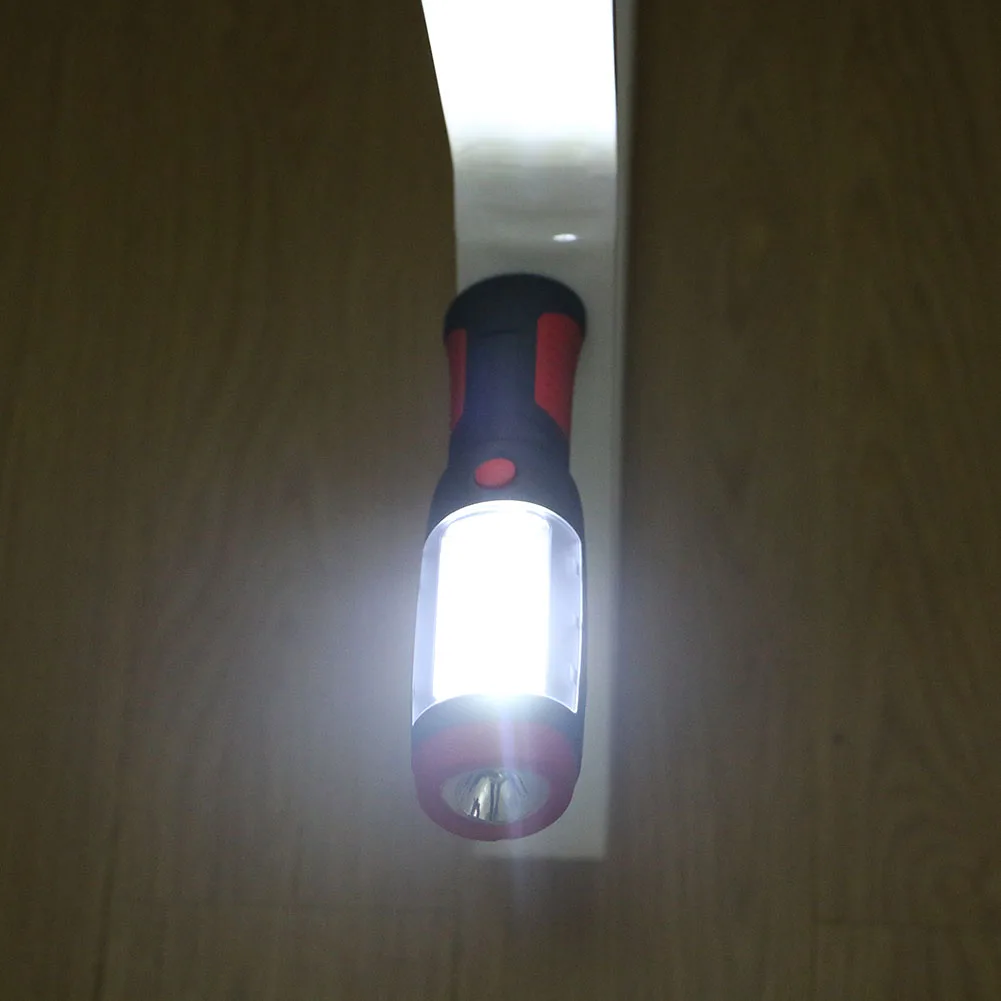 Портативный кемпинг LED проверка фонаря рабочий свет с магнитом и вращающийся