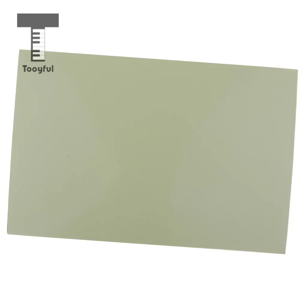Tooyful Exquisite Plastic 3-Ply Guitars Bass Pickguard Blank Material Sheet Unfinished Scratch Plate 