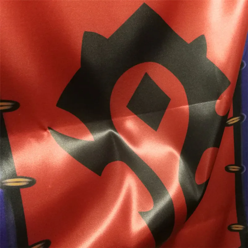 58x90cm Game War Of C Flag Banner Cape Cosplay Tribe Horde Big