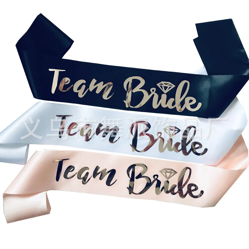 

1Pcs Team Bride Tribe Sash for Wedding Hen Party Bridal Shower Bachelorette Party Decorations Favors Gifts Supplies QT39