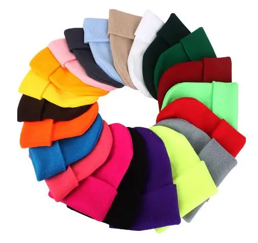 

2019 Winter Hats for Woman New Beanies Knitted Solid Cute Hat Girls Autumn Female Beanie Caps Warmer Bonnet Ladies Casual Cap