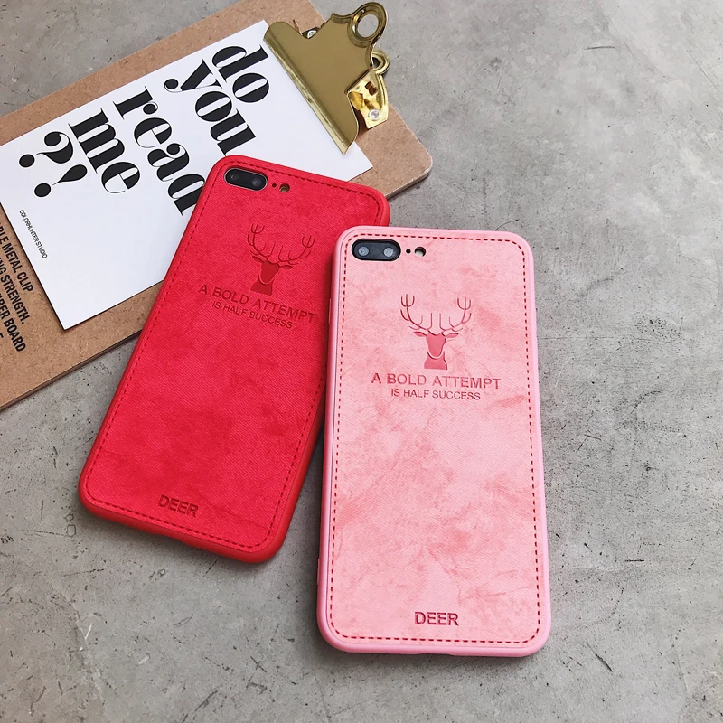 

Silicone Animal 3D Case For apple iphone 6s 6 7 8 Plus X 10 Ten XR Soft Deer Colors Cute 360 Back Cover Funda For iphone xs max