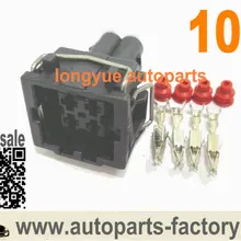 Longyue 10 шт. разъем датчик температуры воды A/C аксессуары для Volkswagen Seat Audi 357 919 501 A