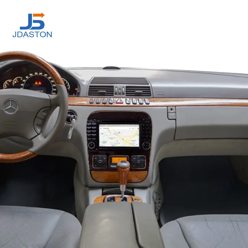 Flash Deal JDASTON Android 9.0 Car DVD Player For Mercedes Benz W220 W215 S Class S280/S320/S350/S400 Multimedia GPS Stereo 2 Din Car Radio 5