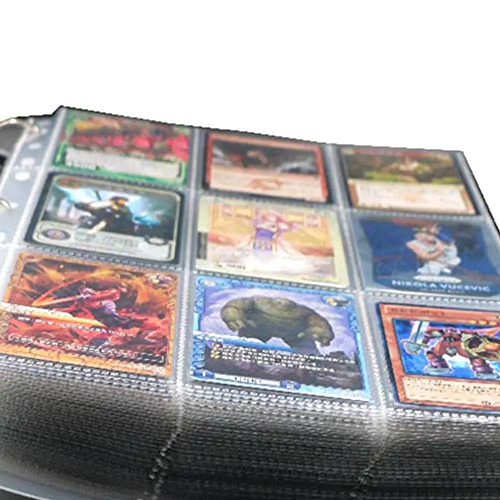 50 комплектов игровых карт для хранения Бумажник альбом коллекция страниц нейтральный Прозрачный чехол для карт