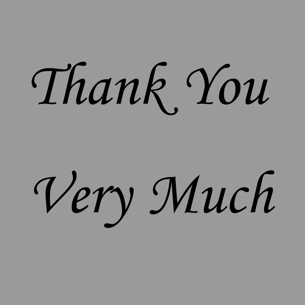

Thank you very much