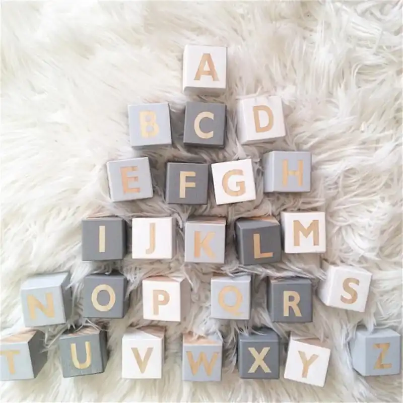 wooden alphabet blocks crafts
