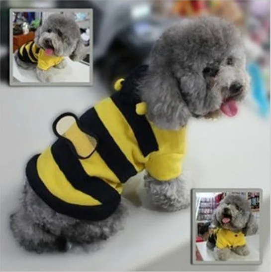 Bumble bee Dog cat cute fleece Halloween Costume lovely