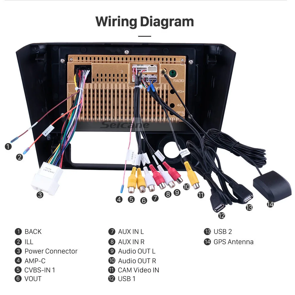 Cheap Seicane 9 " HD 1024*600 Android 8.1/7.1 Car GPS Navigation Radio Multimedia Player For 2014-2016 Mitsubishi Lancer with Wifi 17
