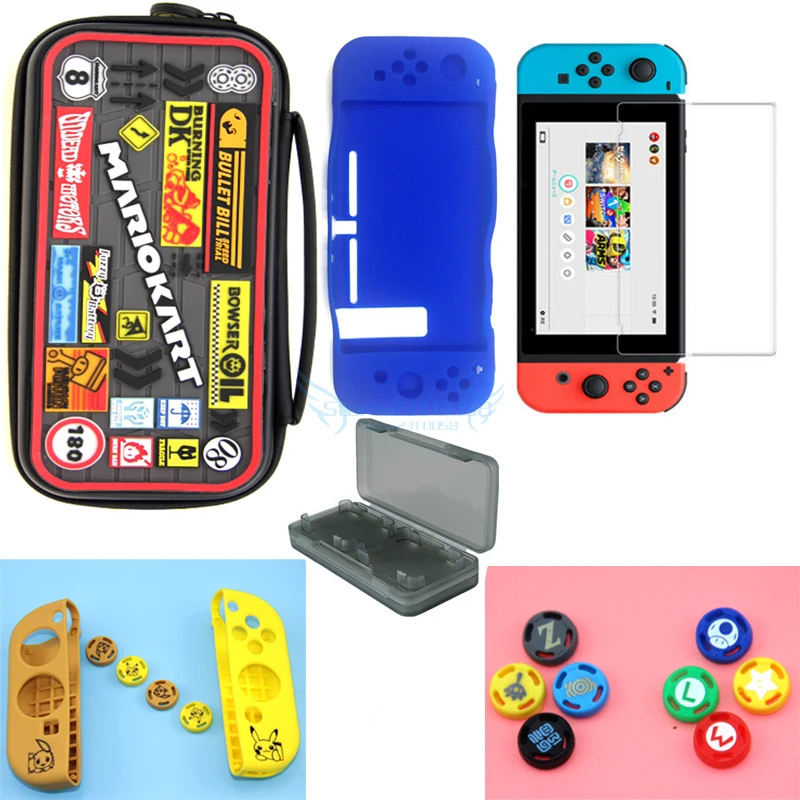 

For Nintend Switch Carrying Case Accessories Storage Bag Protection Hard EVA Travel Case for NS Console Silicone Portable Bag