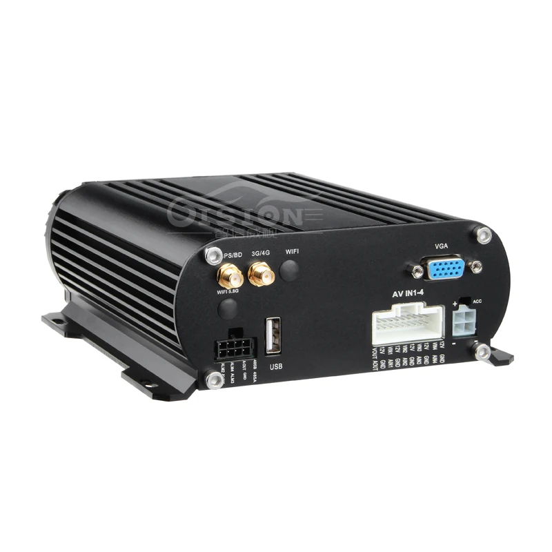 AHD HD 1080P HDD 4CH 3G GPS Автомобильный видеорегистратор Бесплатная доставка видео трекер