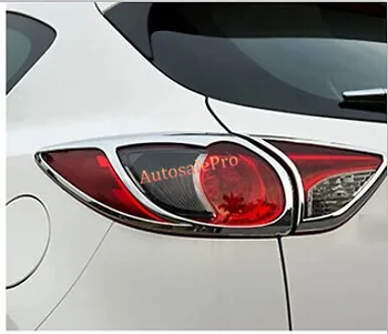 

ABS Chrome Rear Tail Light Lamp Cover Trim 4pcs For Mazda CX-5 CX5 2012 - 2015