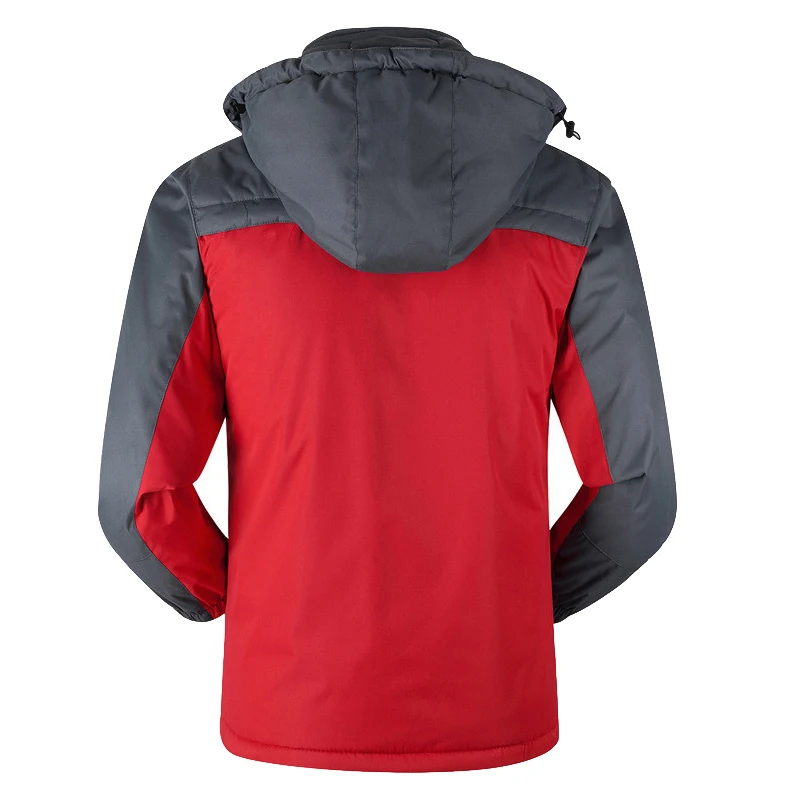 Утолщенная зимняя флисовая куртка и пальто, верхняя одежда, водонепроницаемая ветрозащитная теплая альпинистская куртка, Мужская ветровка, пуховики