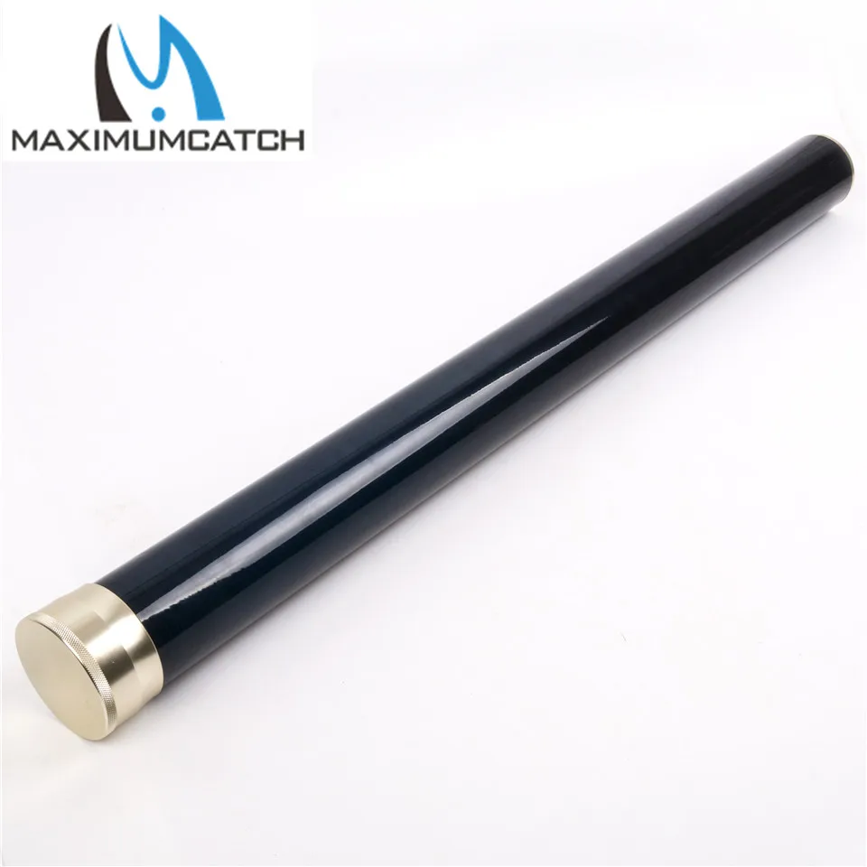 ФОТО Maximumcatch Aluminum Alloy Cap Carbon Fiber Fly Rod Tube for 4 Piece Fly Rods 30