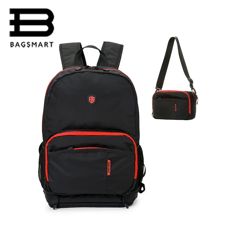 BAGSMART Multifuctional Foldable Backpack Waterproof Women Men Travel