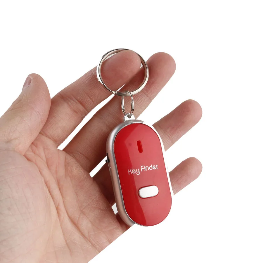 Fuloophi Mini Anti-lost Key Finder светодиодный светящийся свисток Звук брелок напоминание дети ключ сумка кошелек локаторы для домашних питомцев анти потеря сигнализации