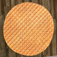 OUNEED Нескользящие круглый комфорт еда творения бисквитный шоколадный Новинка одеяло идеально круглый тортилья бросить Нескользящие APR09