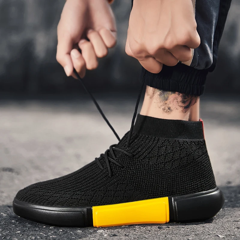 2018 весна/осень новая модная популярная мужская повседневная обувь Flyknit