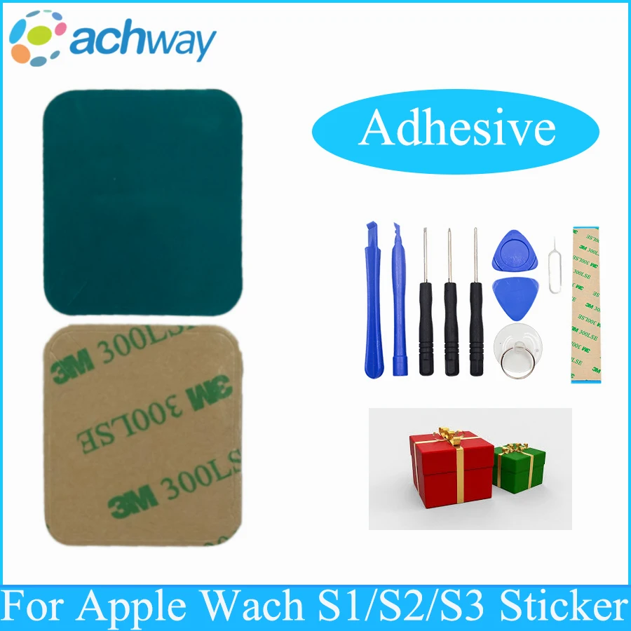 

2pcs/lot Front LCD Adhesive Sticker Screen Repair Glue Tape For Apple Watch Series 1 2 3 42mm/38mm