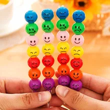 4 шт./упак. милый цветной 7-color Сахарное покрытие-Caw-образный Забавный карандаш для лица для школьных канцелярских принадлежностей и офиса