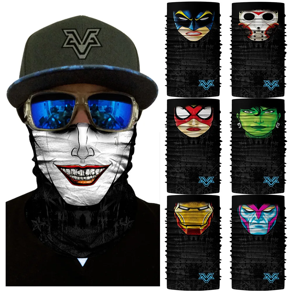 Buy 3D Seamless Jokers Bandana Magic Scarf Jokers