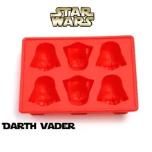 1 шт. DIY силиконовые Звездные войны Дарт Вейдер лоток с формой для кубиков льда печенье Шоколадное Мыло кухонный инструмент для выпечки