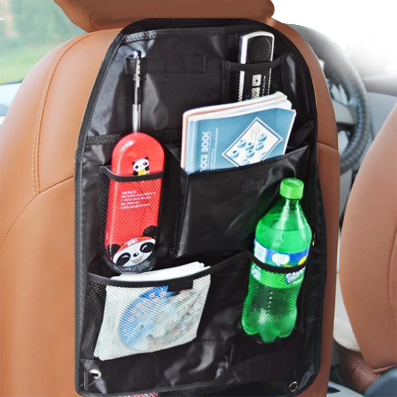 

Universal Waterproof Car Back Seat Organizer Storage Bag Multi Pocket Hanging Pouch Assorted 58cmx38cm Oxford Cloth Back Bag