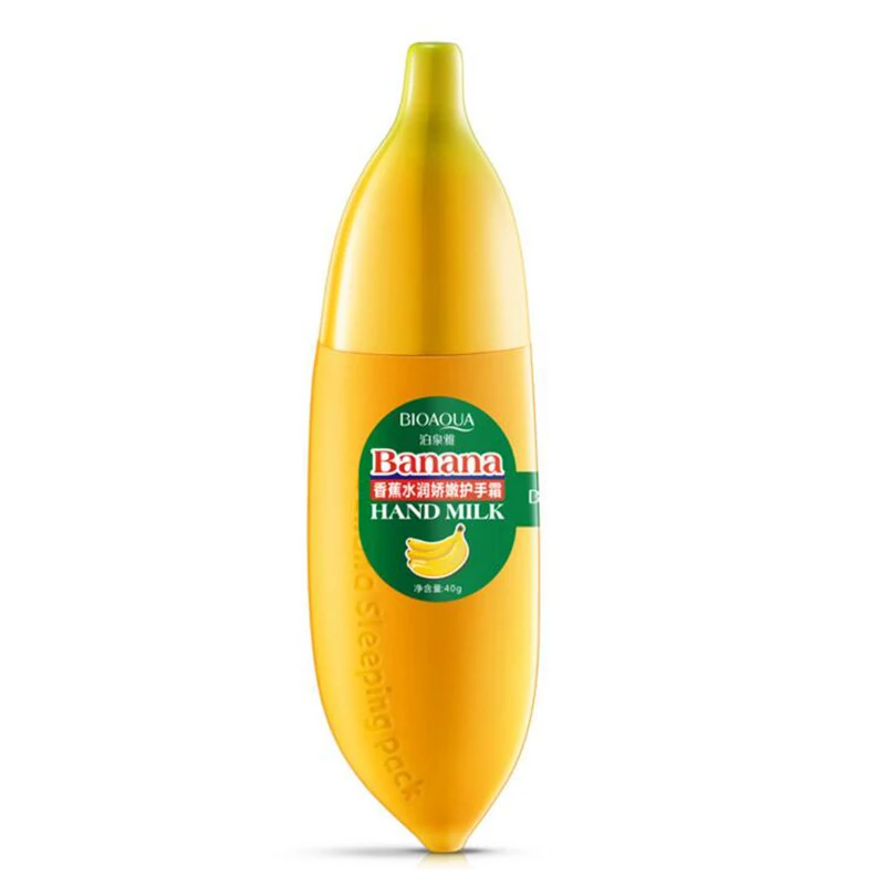 

BIOAQUA Banana Milk Hand Cream 40g Moisturizing Nourish Anti-chapping Hand Care Lotions Handcreme Skin Defender