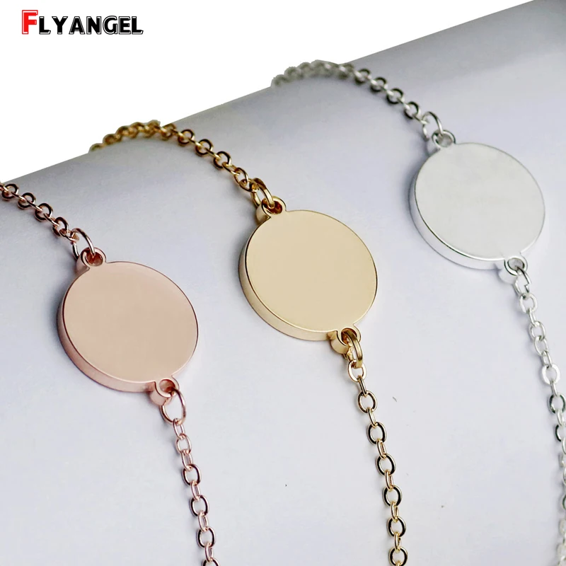 Popular New Style Exquisite Customize Engraved Bracelet Gifts Wristband Can Engrave Logo Name Initials Lettering Small pattern | Украшения
