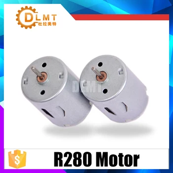 

1PC R280 DC Motor 3-12V 5000-15000RPM High Speed Large Torque Brush DIY Micro-MotorStrong Magnetic Toy Boat Plane Car Model