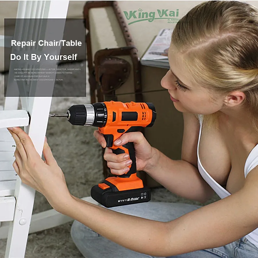 Cordless Lithium Battery Electric Drill-004