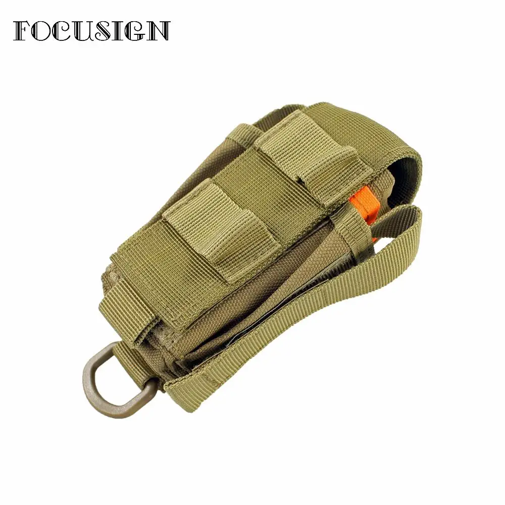 

nylon Tactical Flashlight pouch Multi Tool Organizer EDC Tools Pouch Multiple Pocket Holder Holster with Flap for Pliers Pencil